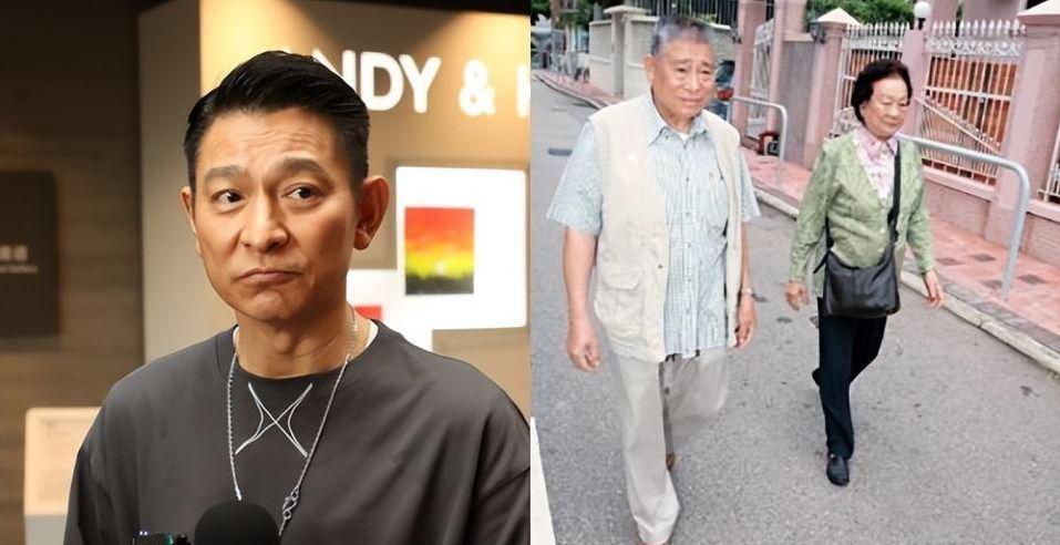 作为孝顺的儿子,刘德华在父亲离世后,迅速与妻子朱丽倩和女儿刘芷菁