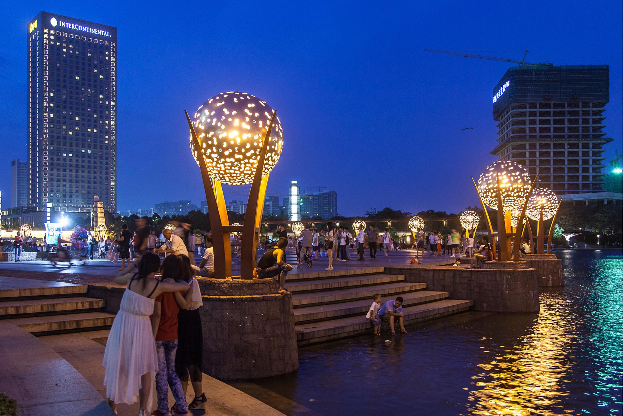 佛山夜景 市区图片