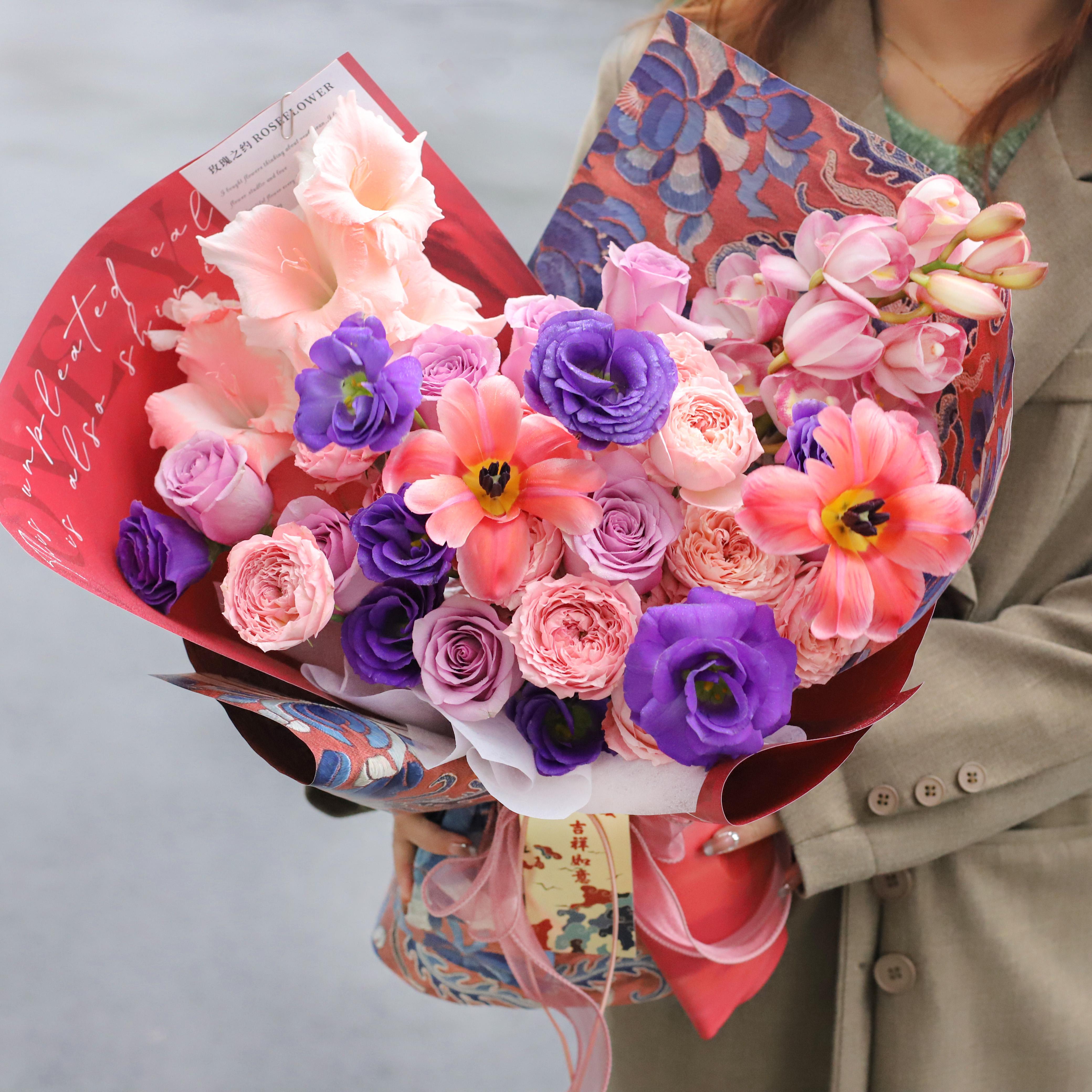 掌握这些基本花艺技巧,花束扎起来就变得轻松多了!