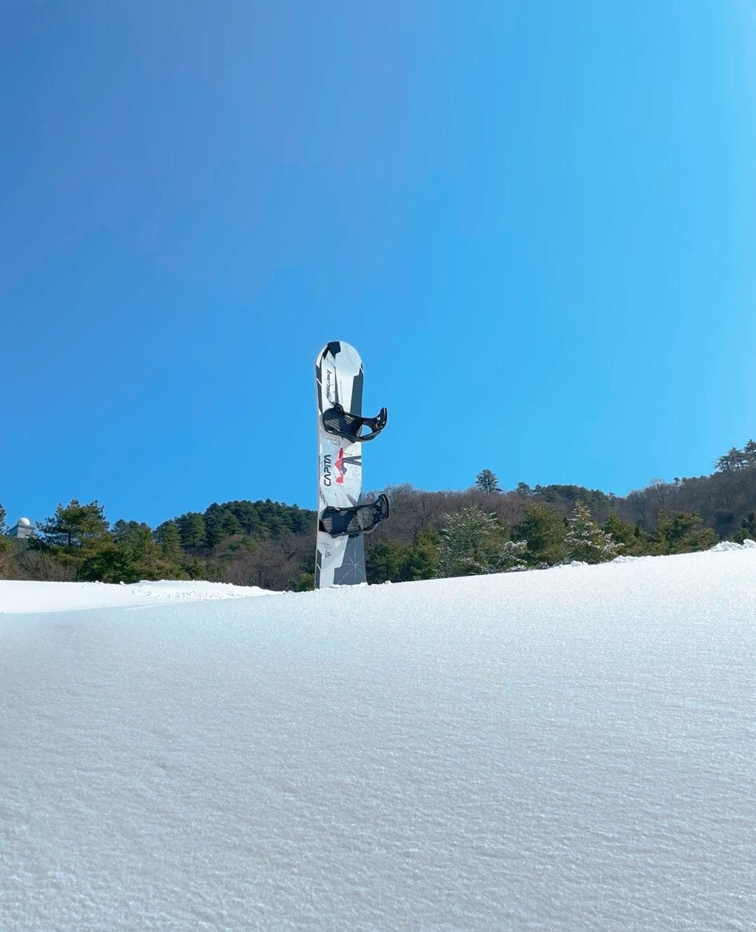 浙江大明山滑雪场图片