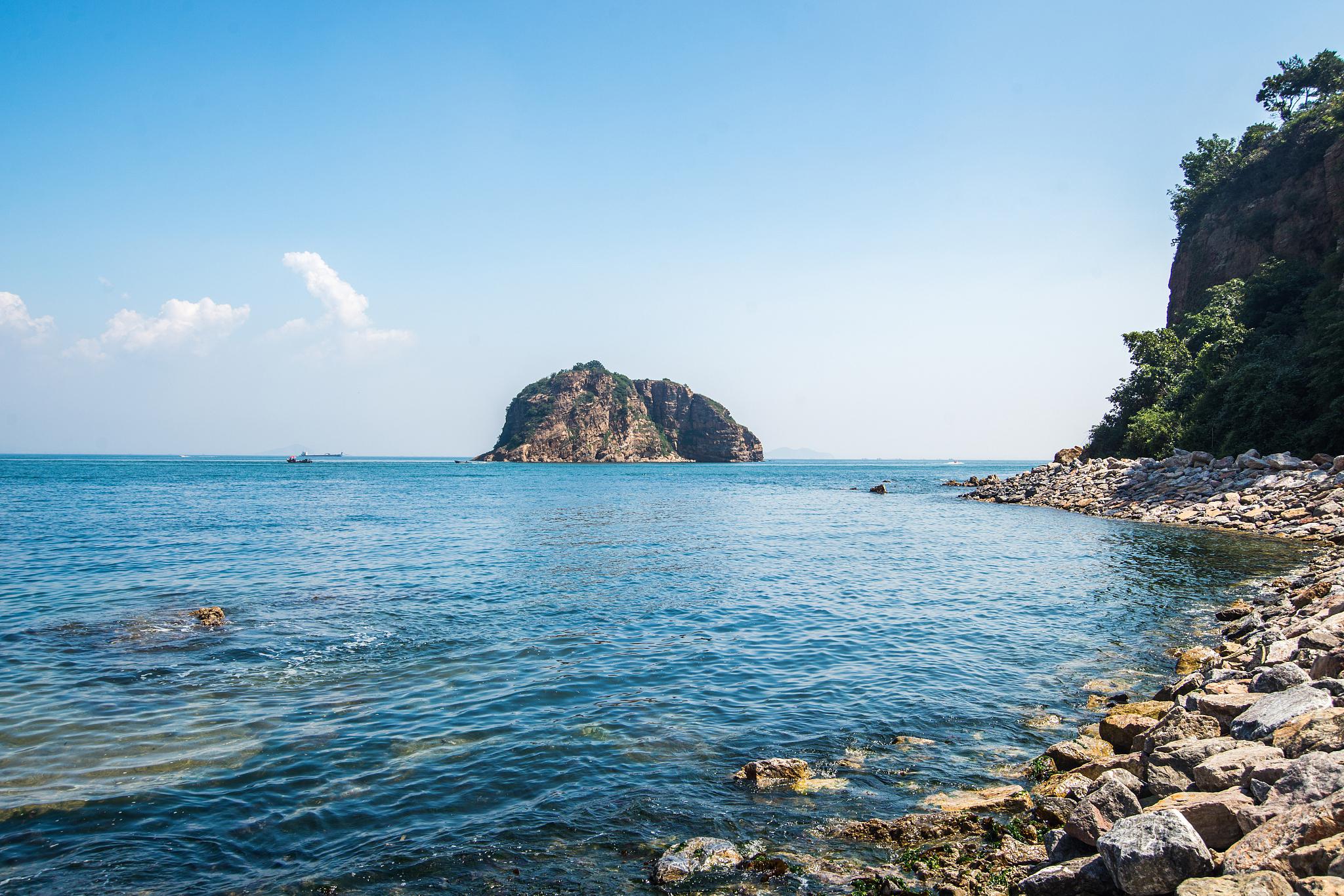 大连海边美景图片