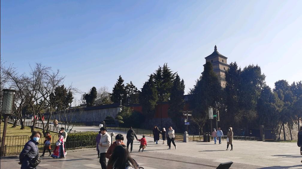 大雁塔北广场:西安冬日的人气王与美景 大雁塔北广场,不仅是西安的
