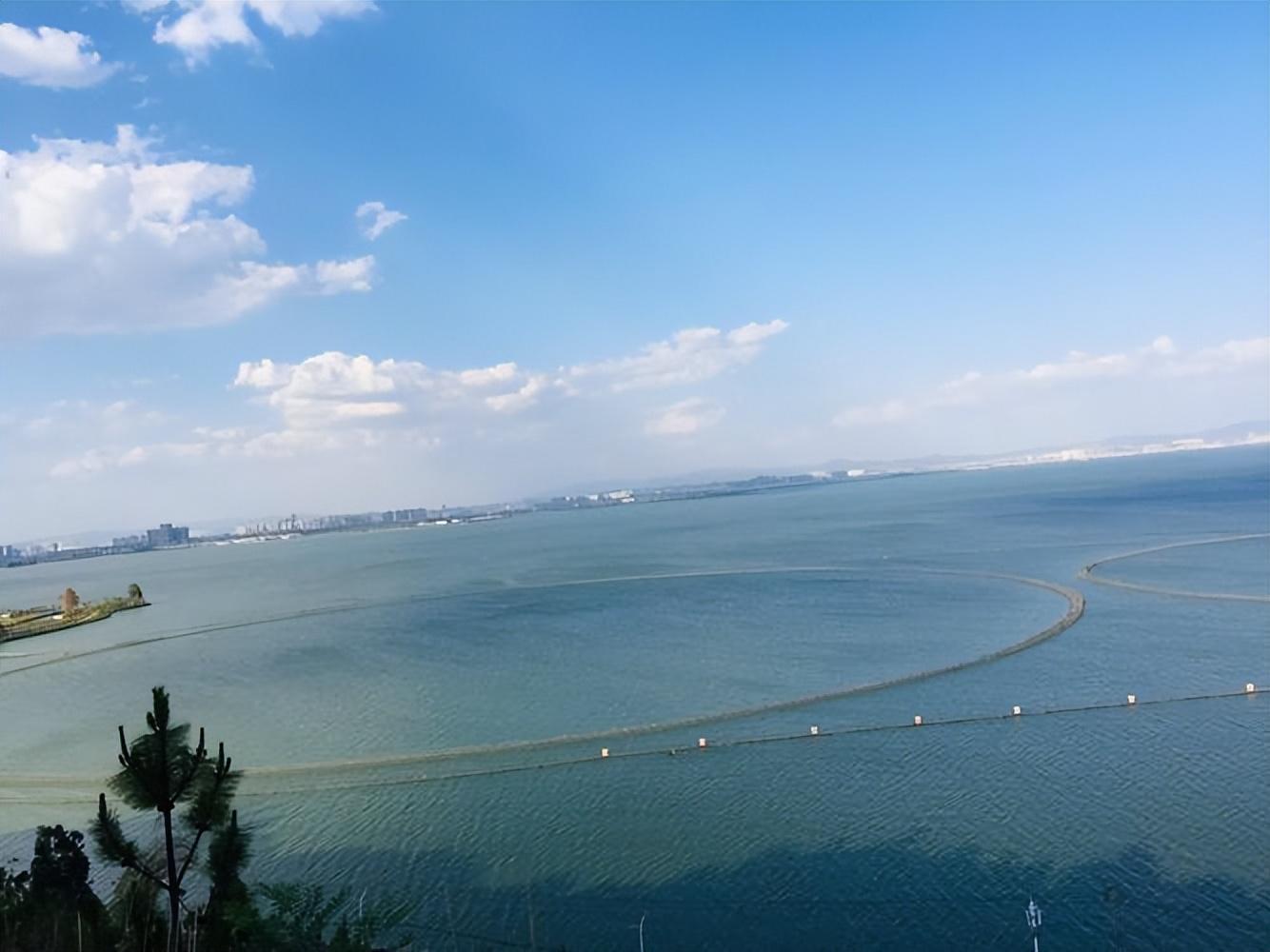 滇池:高原明珠 滇池,这颗闪耀的高原明珠,静谧地镶嵌在云南盆地的南端