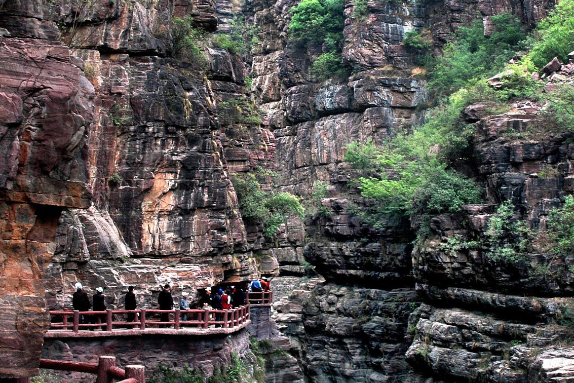 河南郭亮村风景区图片