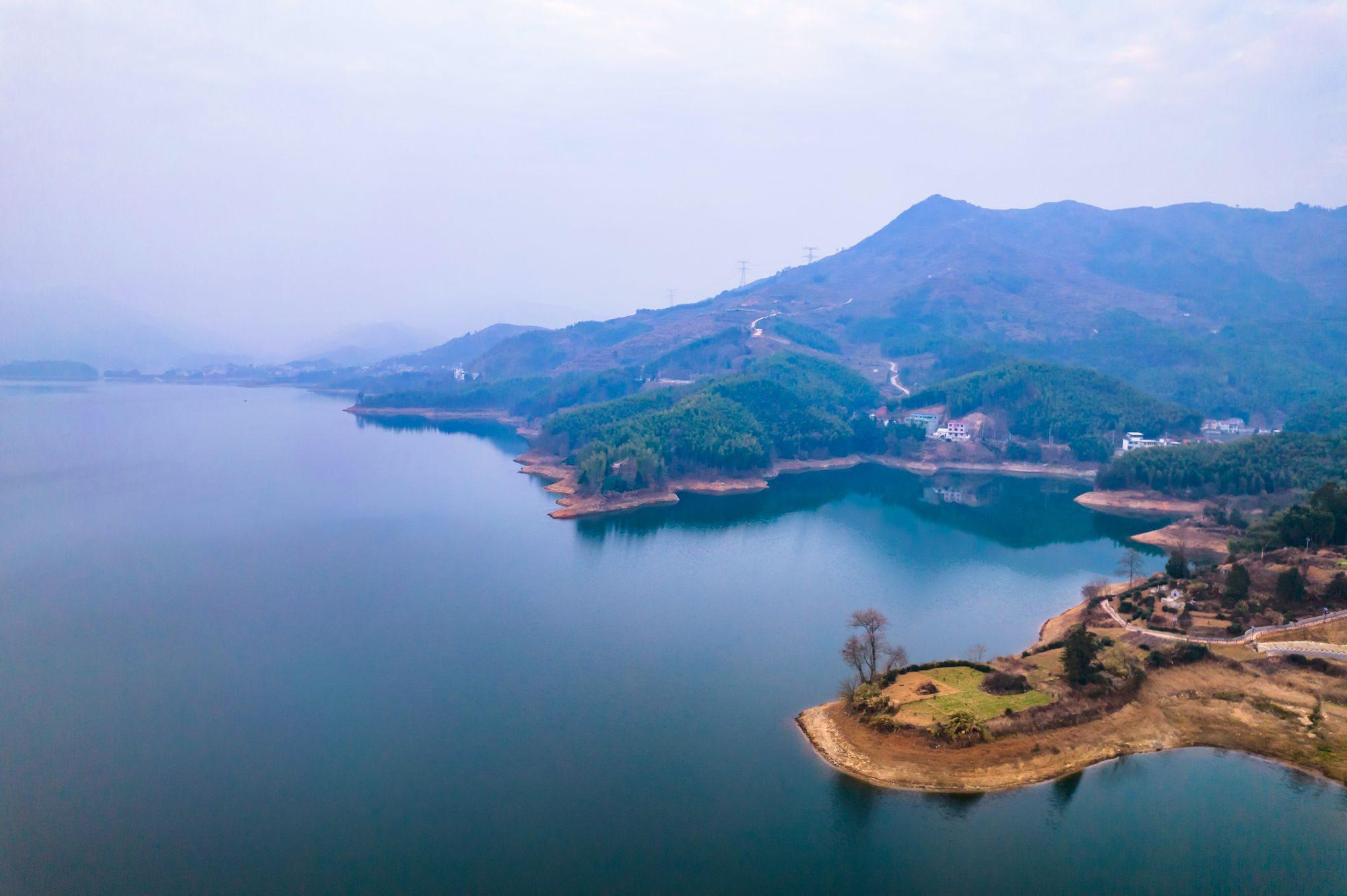 青州钓鱼台水库风景区图片