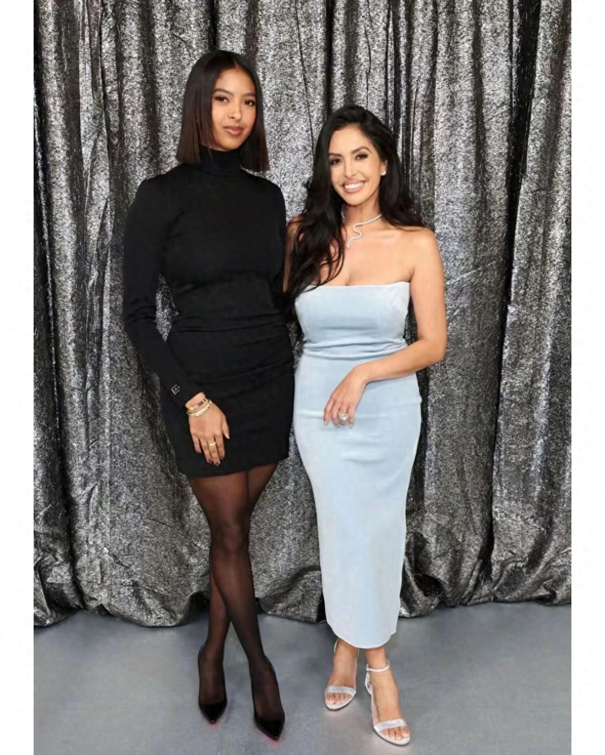 瓦妮莎与大女儿同框走红毯:科比之妻焕发新生,女儿遗传篮球巨星风采