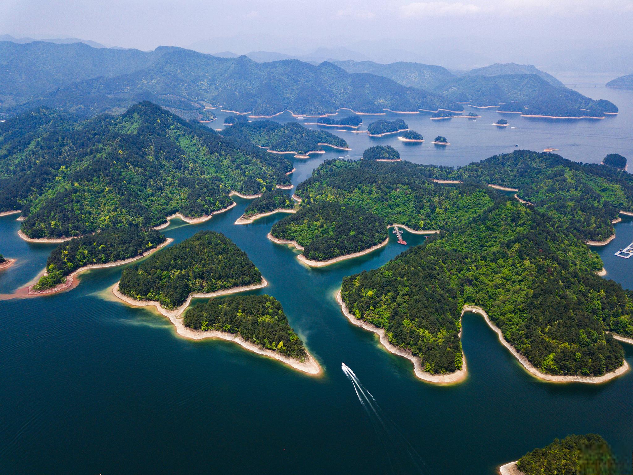 浙江天岛湖图片