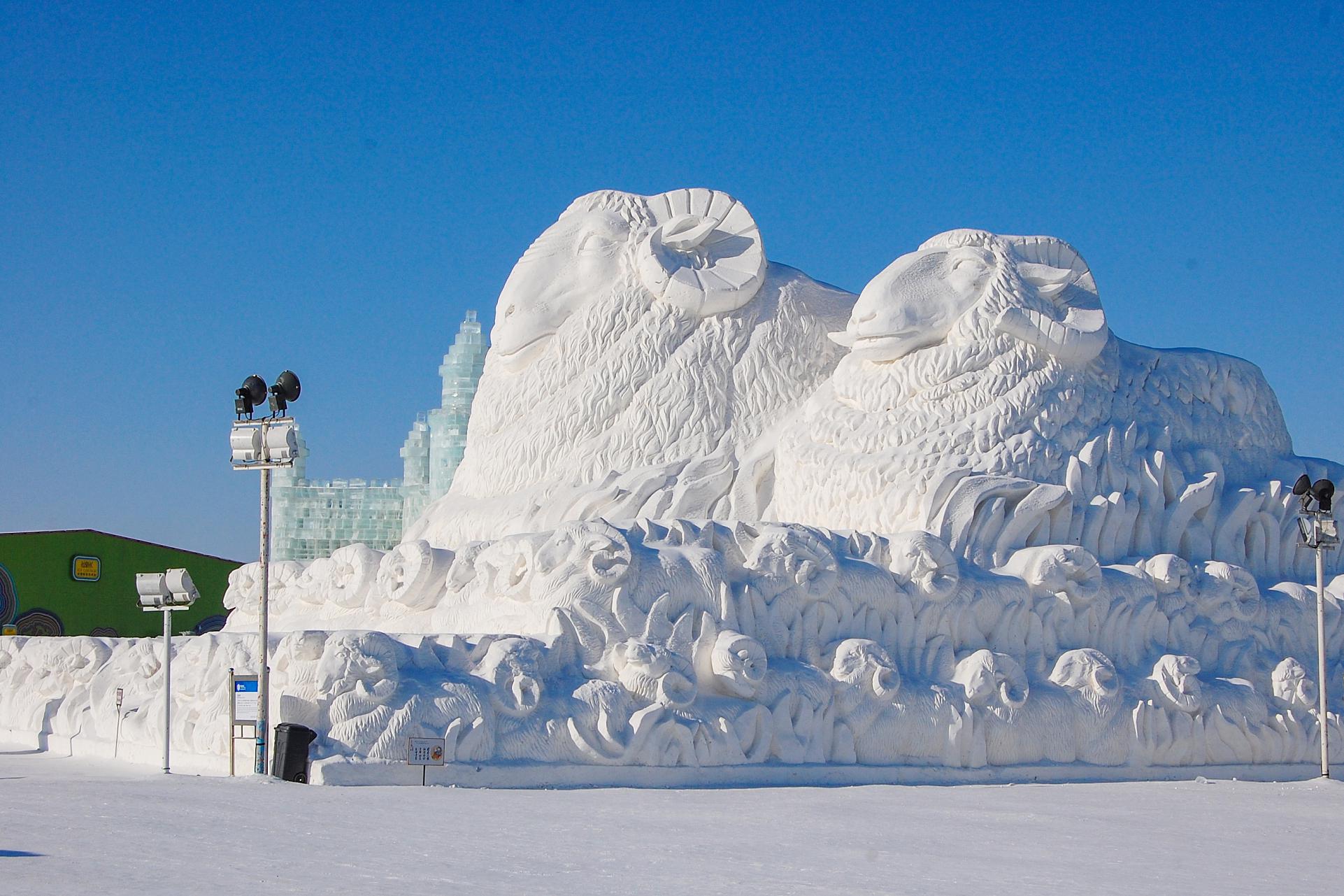 张家口雪景图片