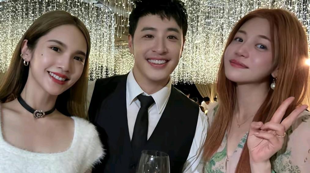 陈妍希:绿色碎花裙子的时尚品味 陈妍希在好友潘玮柏婚礼上身着绿色