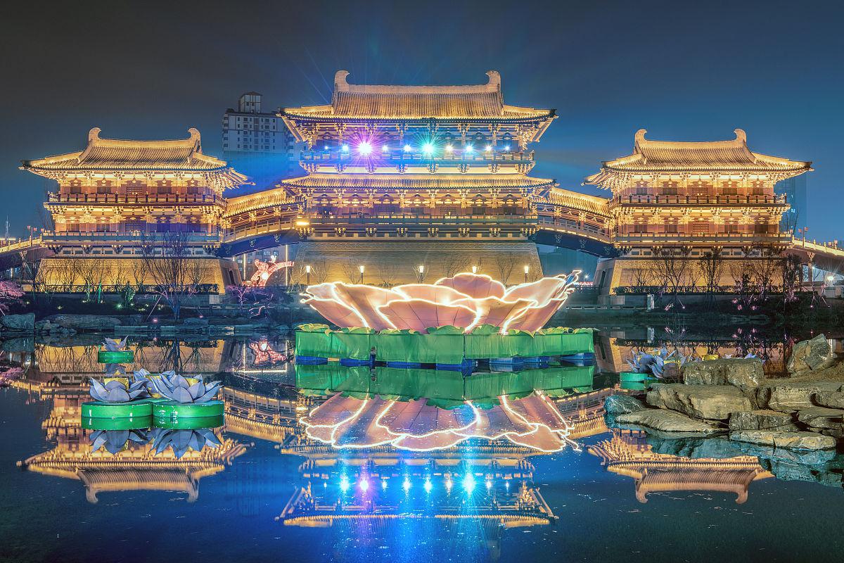 九洲池:洛阳历史文化的璀璨瑰宝 九洲池,位于洛阳西工区宫隅路,是一片