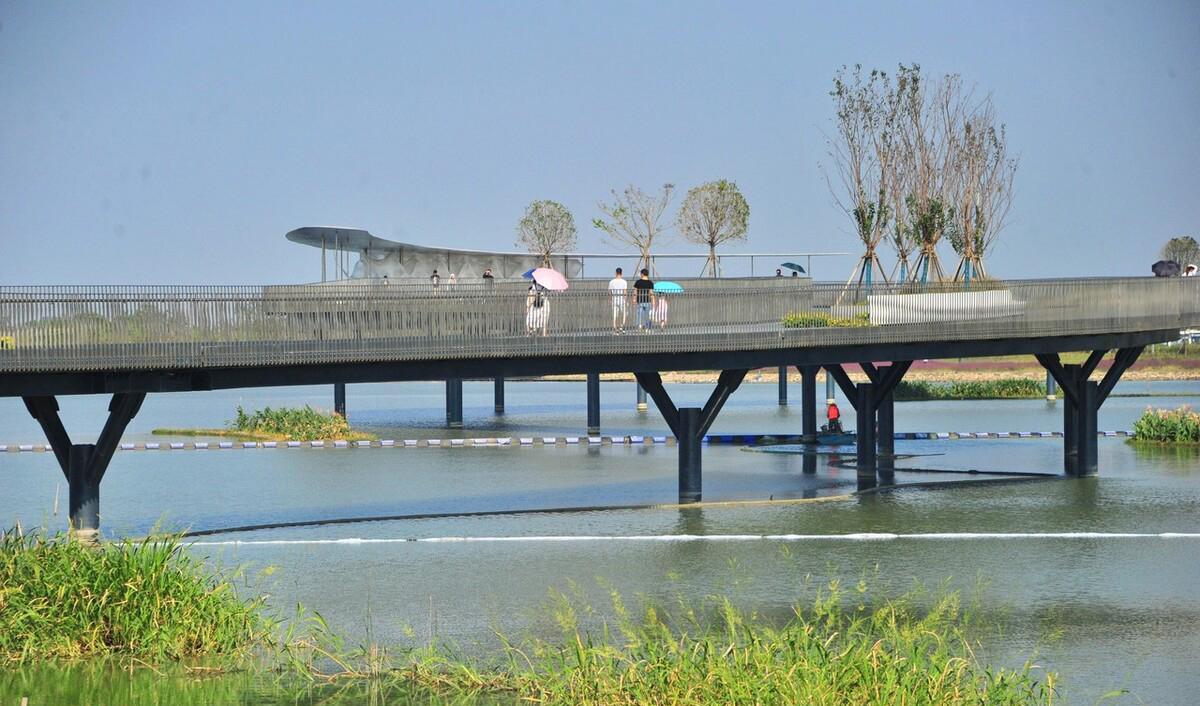 元荡湖:沪苏交界的一颗璀璨明珠 元荡湖,这个位于上海青浦与江苏吴江