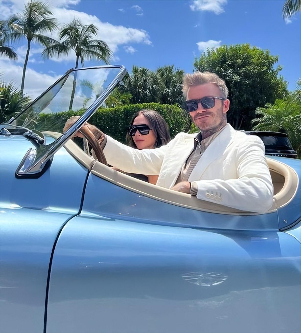 贝克汉姆夫妇豪车频出,财富实力备受瞩目 维多利亚·贝克汉姆以22万7