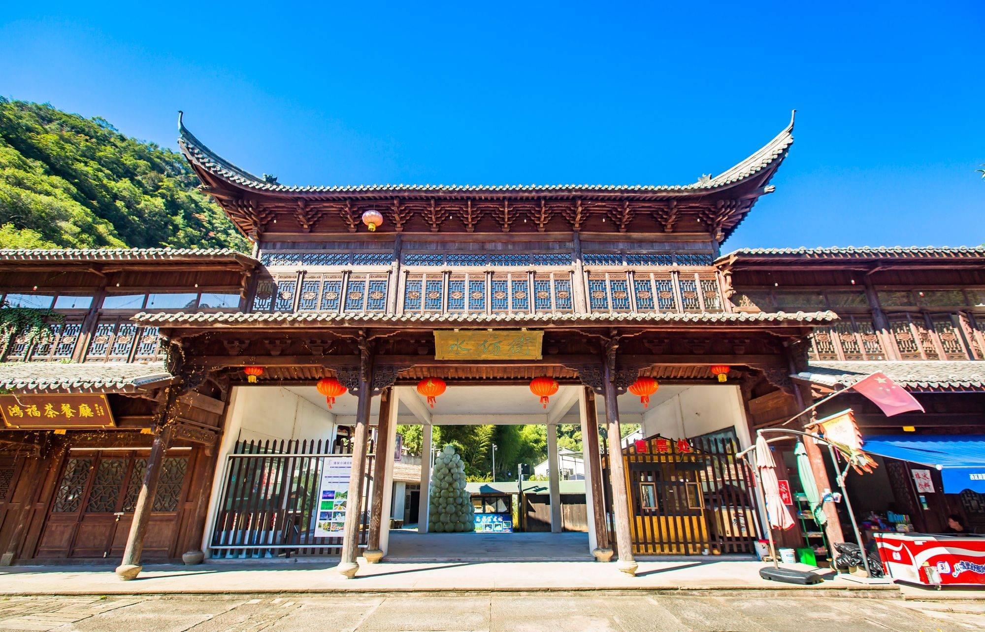 探秘浙江台州市三门县的潘家小镇 潘家小镇仿佛一幅绝美的江南画卷,山