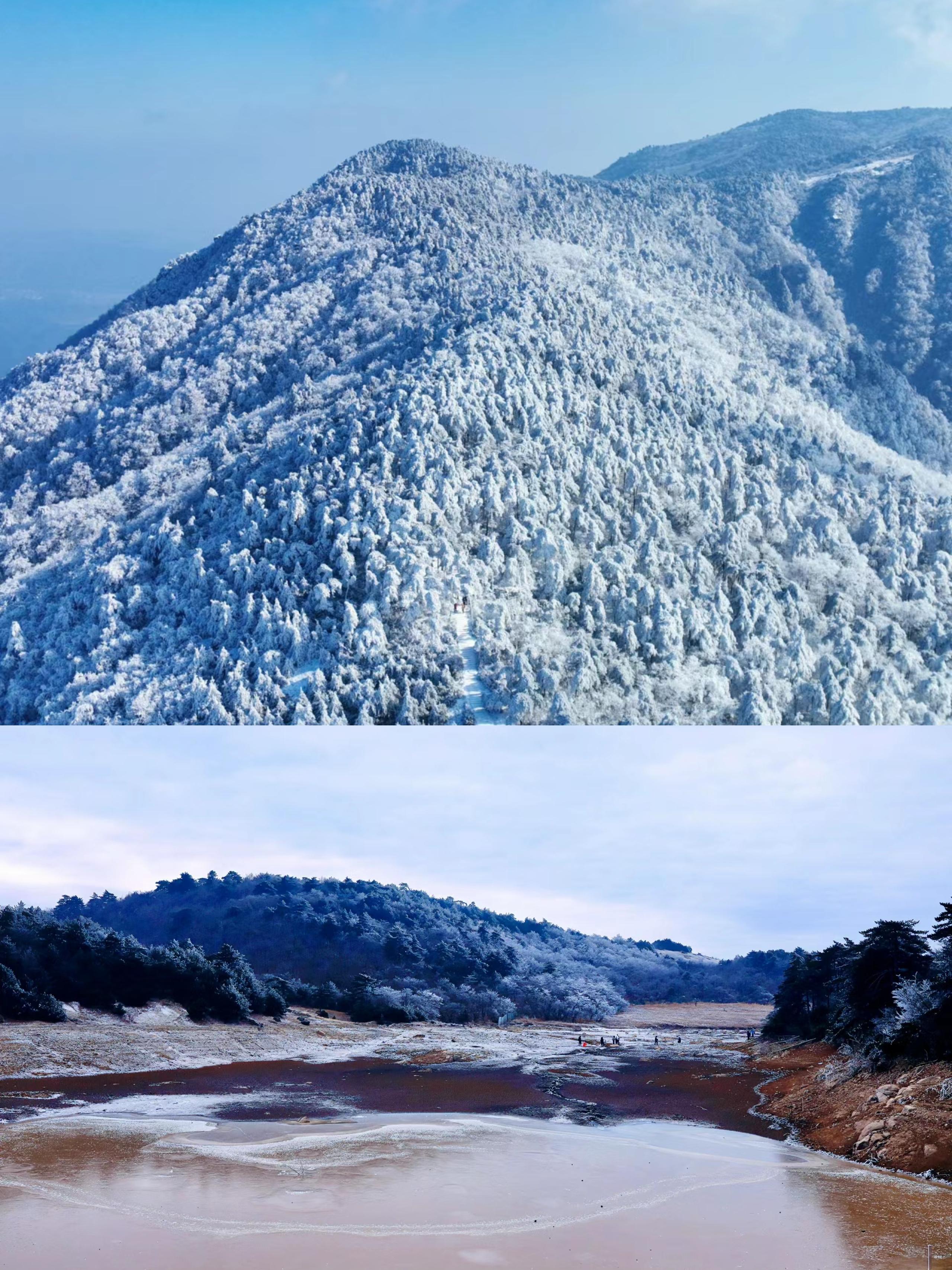 临安大山:雪景盛宴 大寒时节,北风呼啸,南方的朋友们,你们不必远赴
