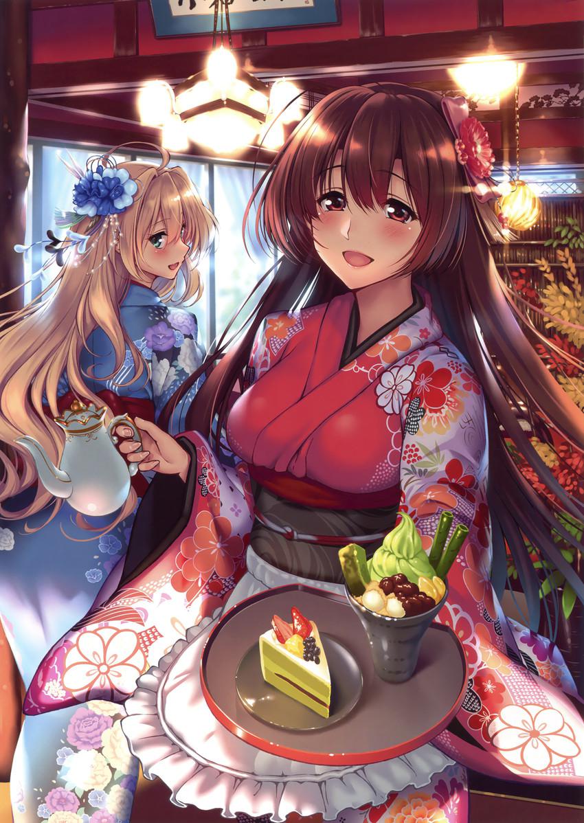 日本新年祭:和服美女亮点 日本的新年祭是非常热闹的,每年12月31日