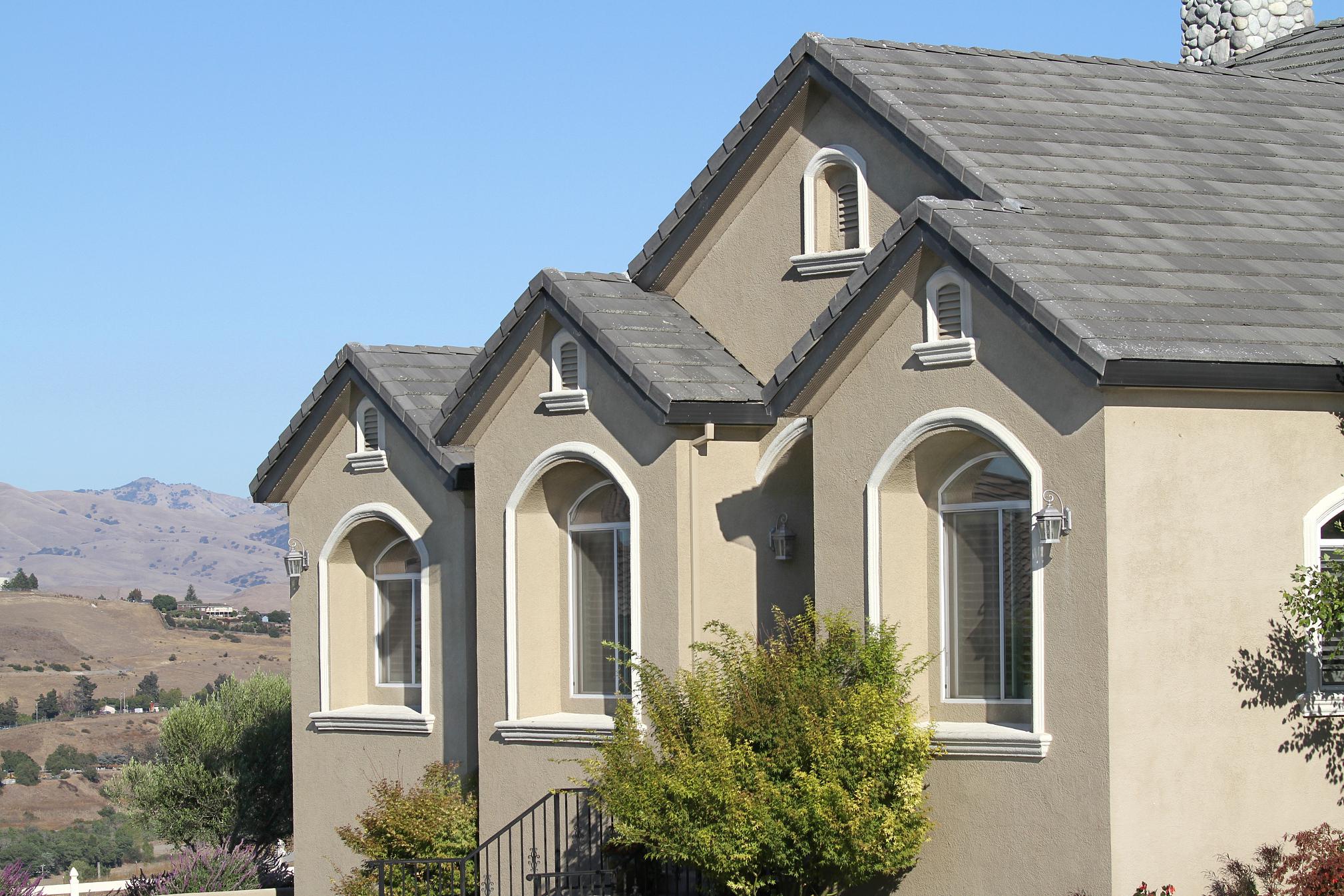 外墙涂料毛面与光面,各有千秋.