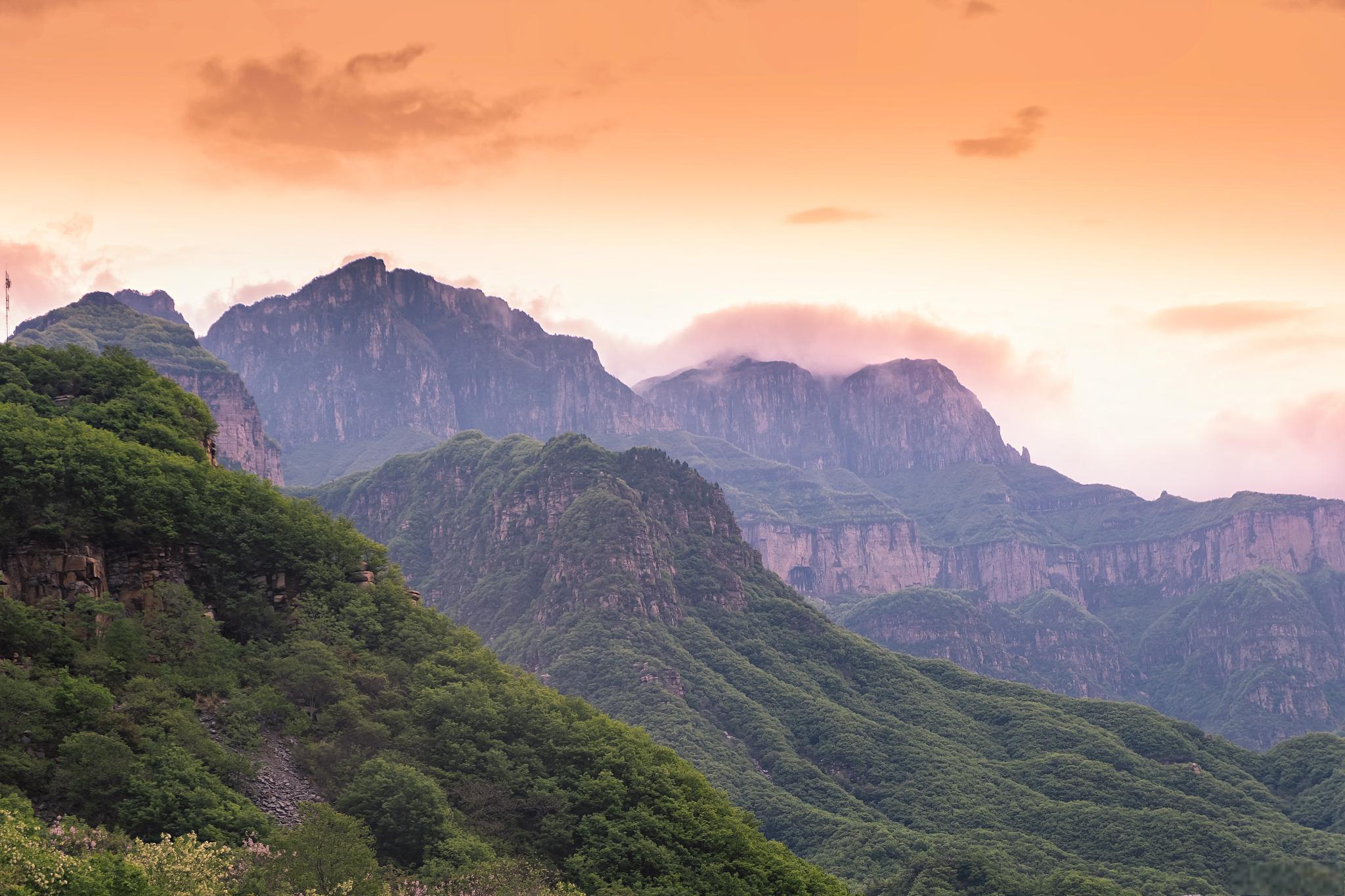 中岳嵩山自然景观图片