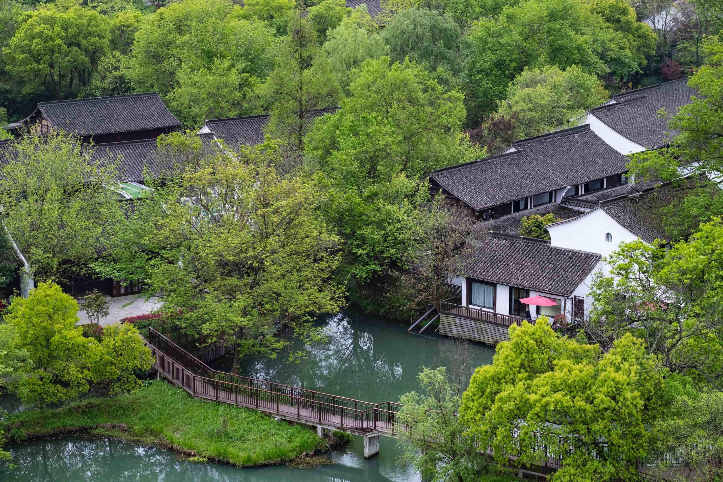 杭州西溪湿地:一颗璀璨明珠 杭州是中国的精致之都,因水而活,因水而柔