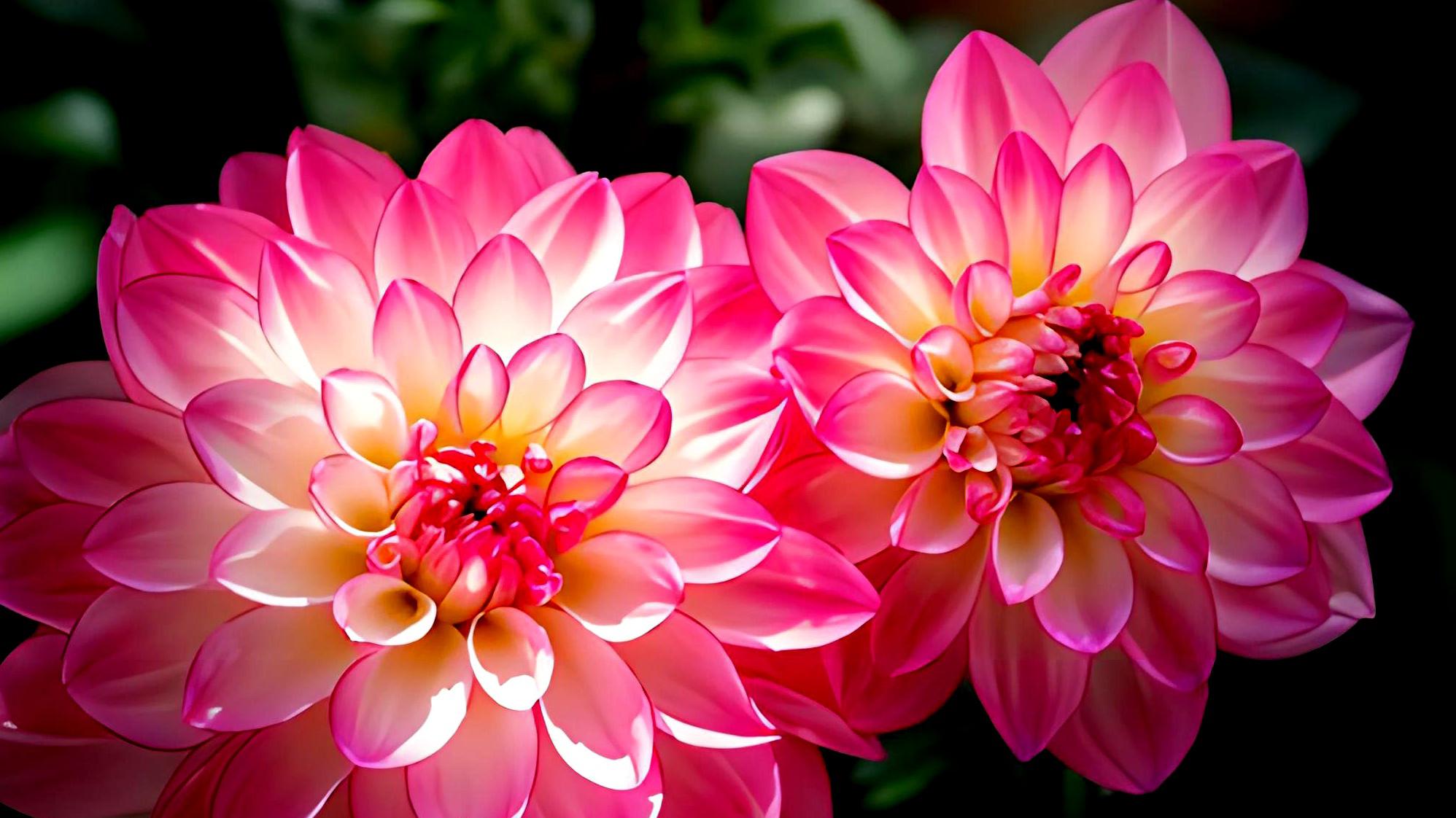 大丽花:花中西施 大丽花,又称丽春花,紫阳花,是一种美丽神奇的花卉