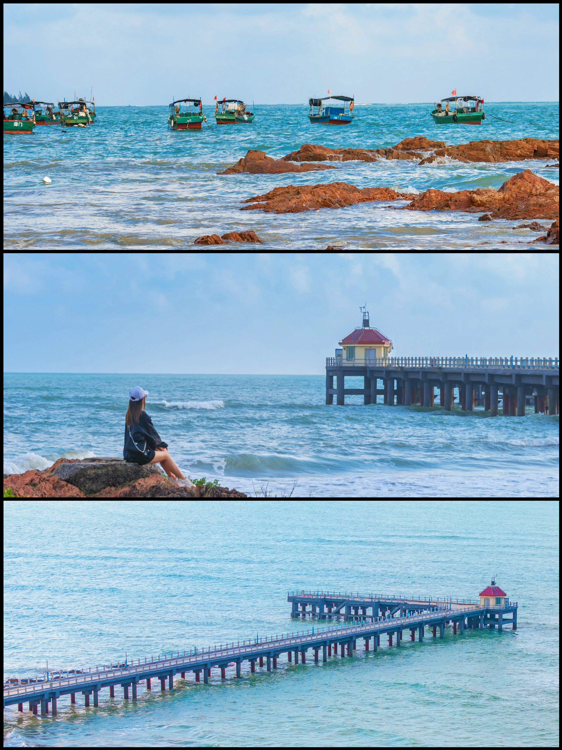 琼海红石滩景区门票图片