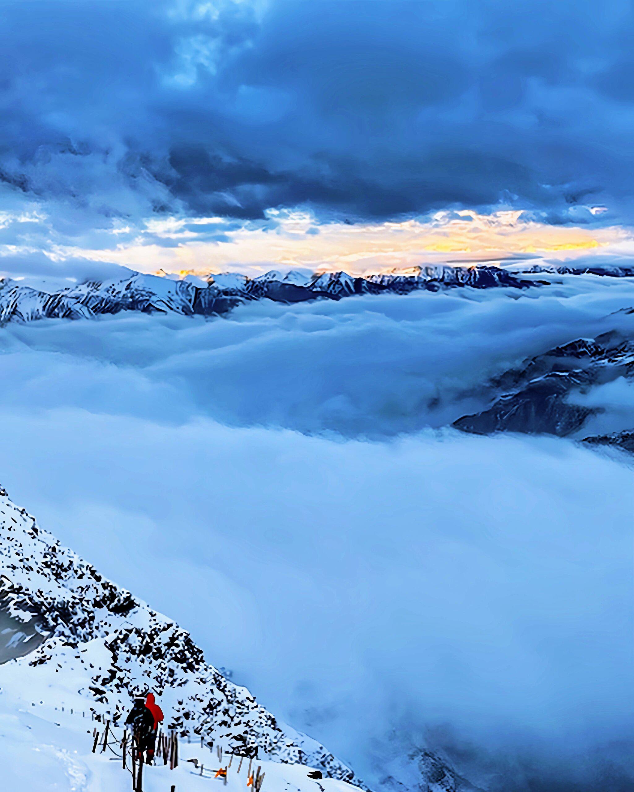 冬日四姑娘山:冰雪仙境❄️冰雪奇缘般的仙境冬天的四姑娘山