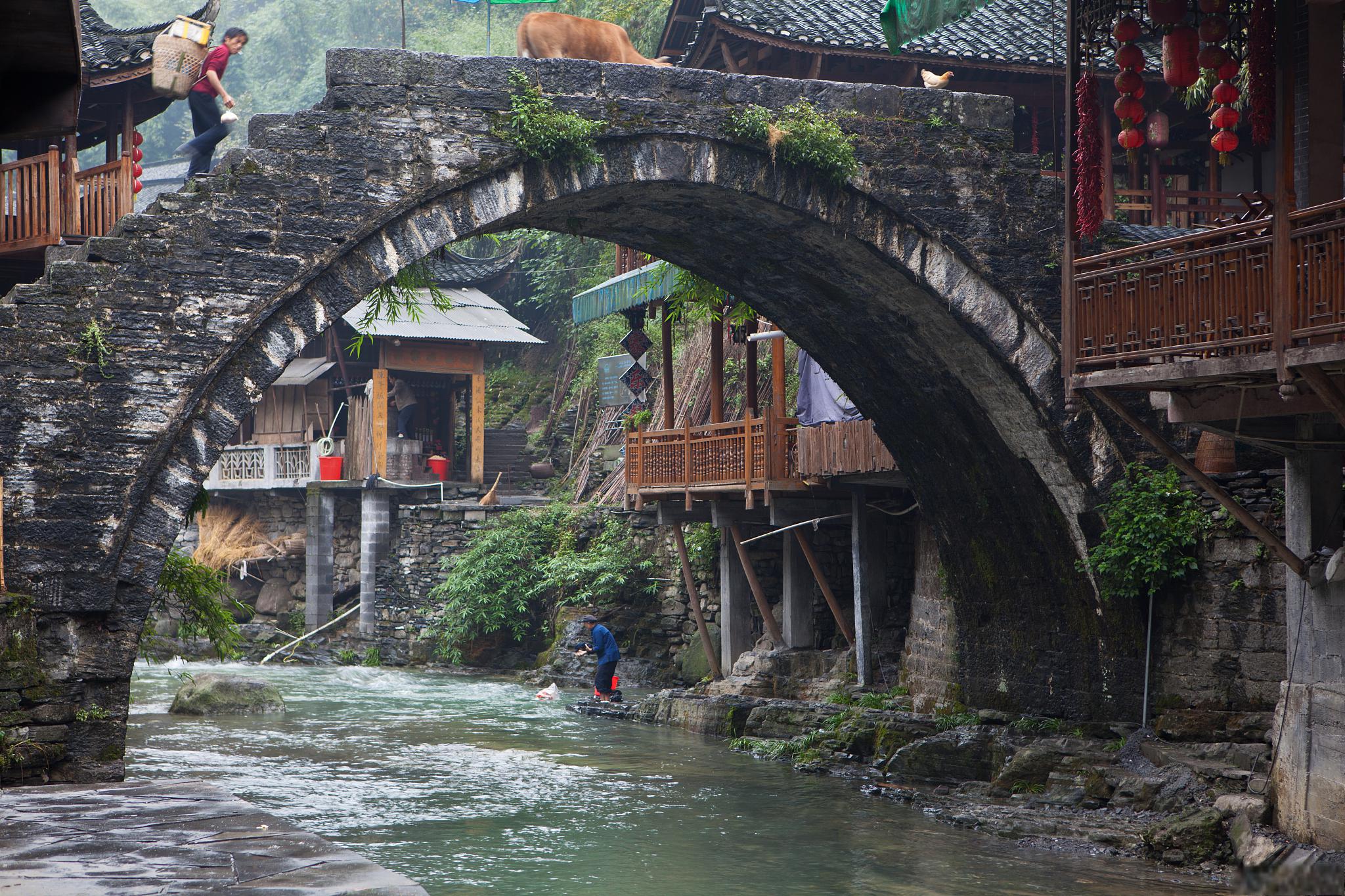 福宝古镇:历史与自然的交汇之地 四川西南,福宝古镇,一片人间仙境.