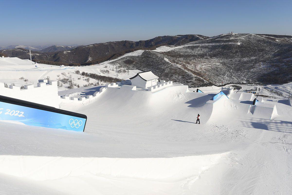 滑雪圣地亚布力滑雪场图片