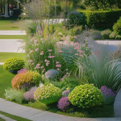 遵循以下几点,让你的花镜成为庭院或公园的焦点.