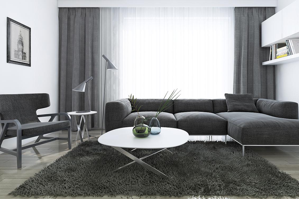 灰色家居的三种绝佳配色方案 灰色是家居设计中的优雅之选,它既不刺眼