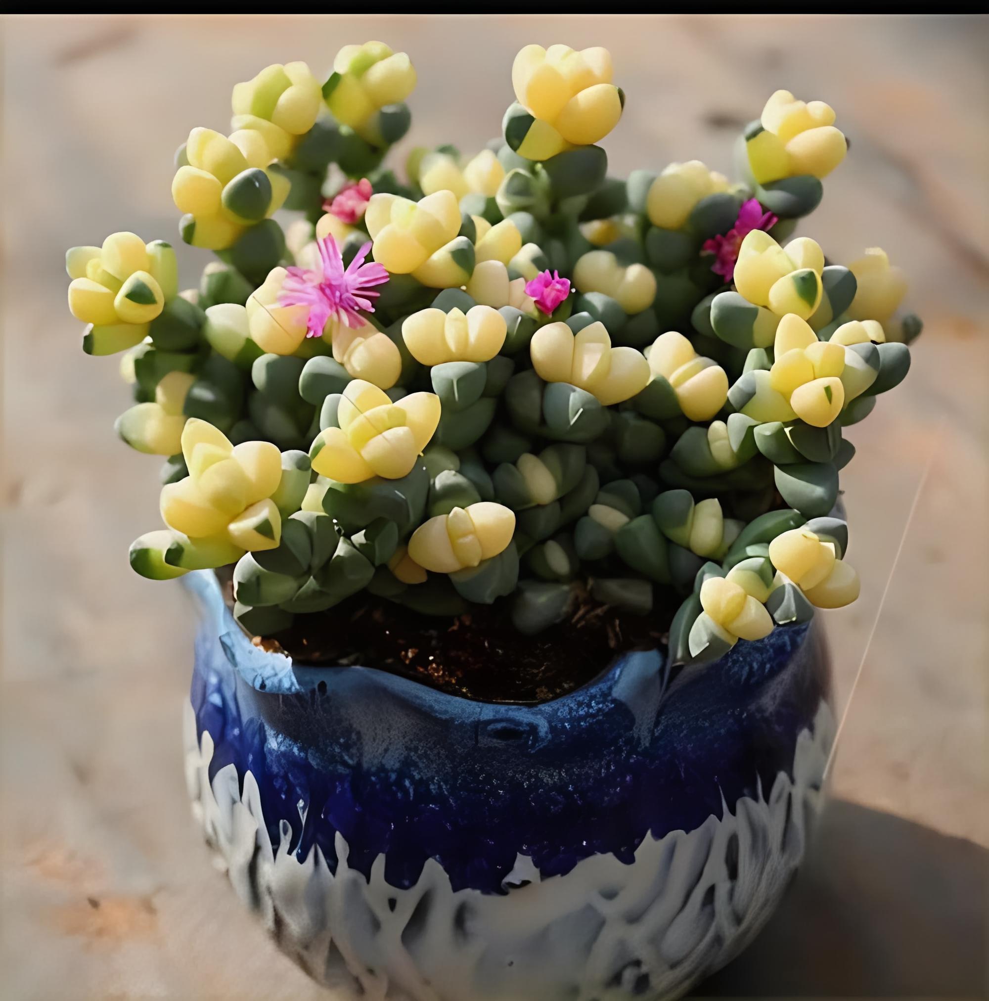 探秘多肉世界的奇妙之旅:鹿角海棠 鹿角海棠是番杏科鹿角海棠属中的