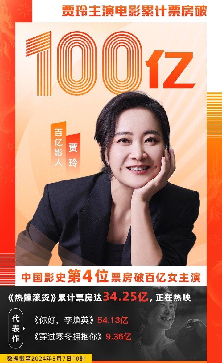 贾玲:百亿票房背后的坚韧与情感传递,女演员的荣耀与梦想 贾玲,这位