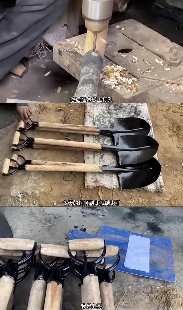 实用耐用,网友惊叹不已 在巴基斯坦,铁锹制作成为了一种独特的手工