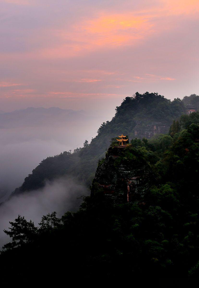 成都新津老君山风景区图片