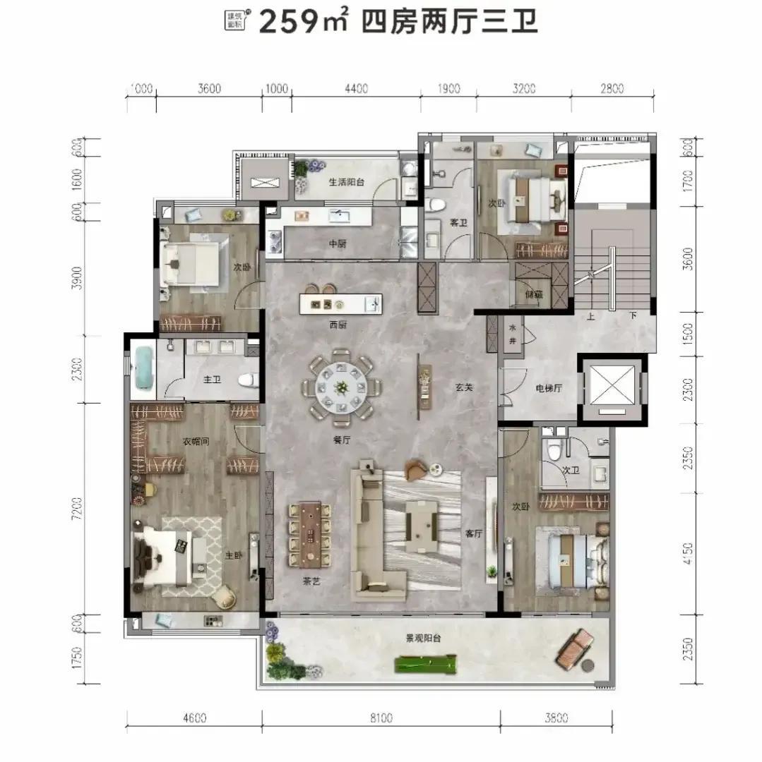 一个与众不同的生活艺术空间 你是否曾对那片传说中的四叶草户型心生