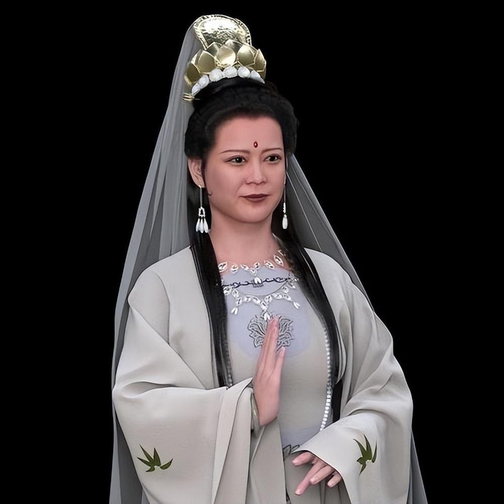 左大玢:观音菩萨的化身 左大玢在《西游记》中扮演的观音菩萨形象