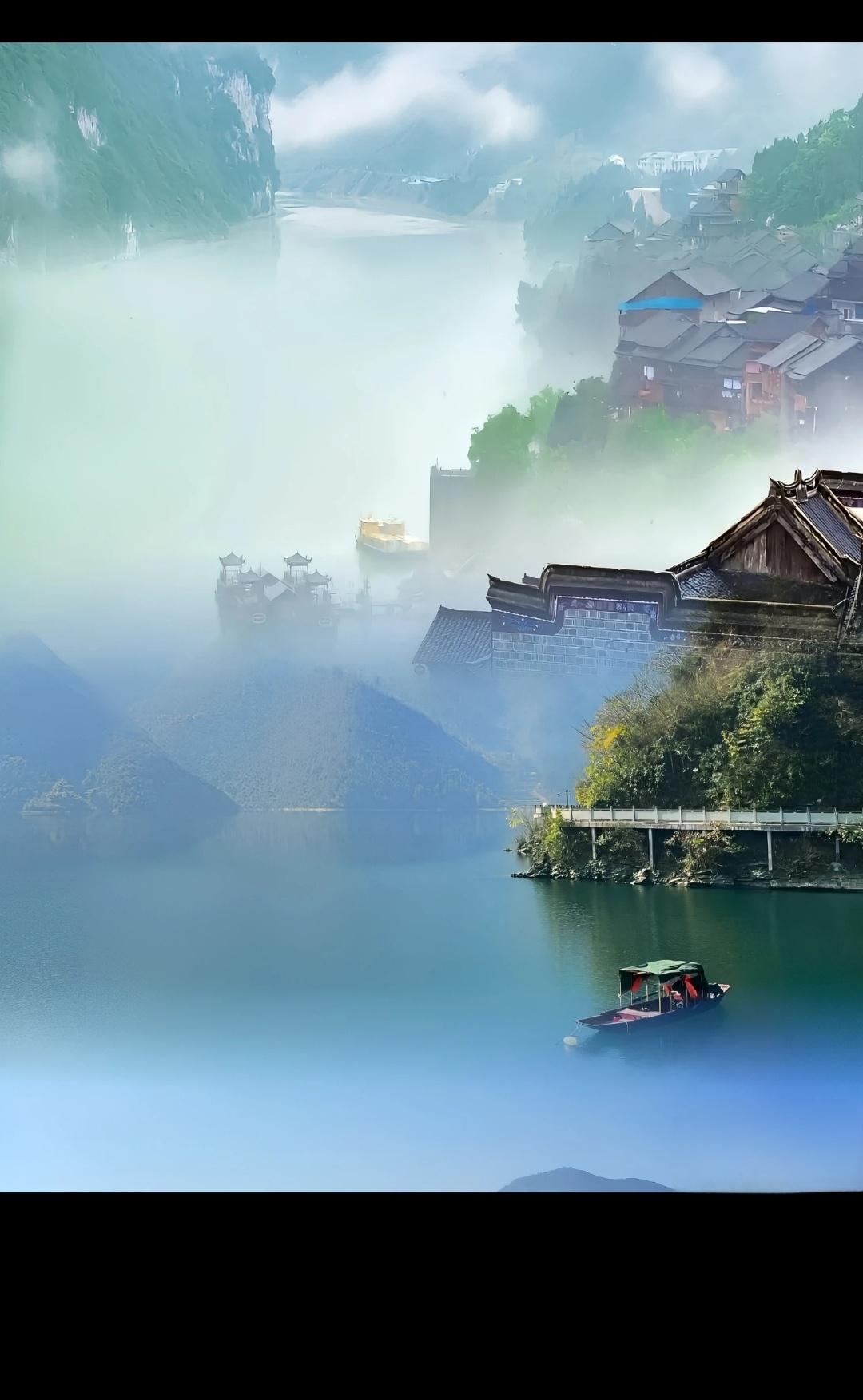 重庆彭水,一个隐藏在大山深处的秘境——乌江画廊,被赞誉为"千里乌江