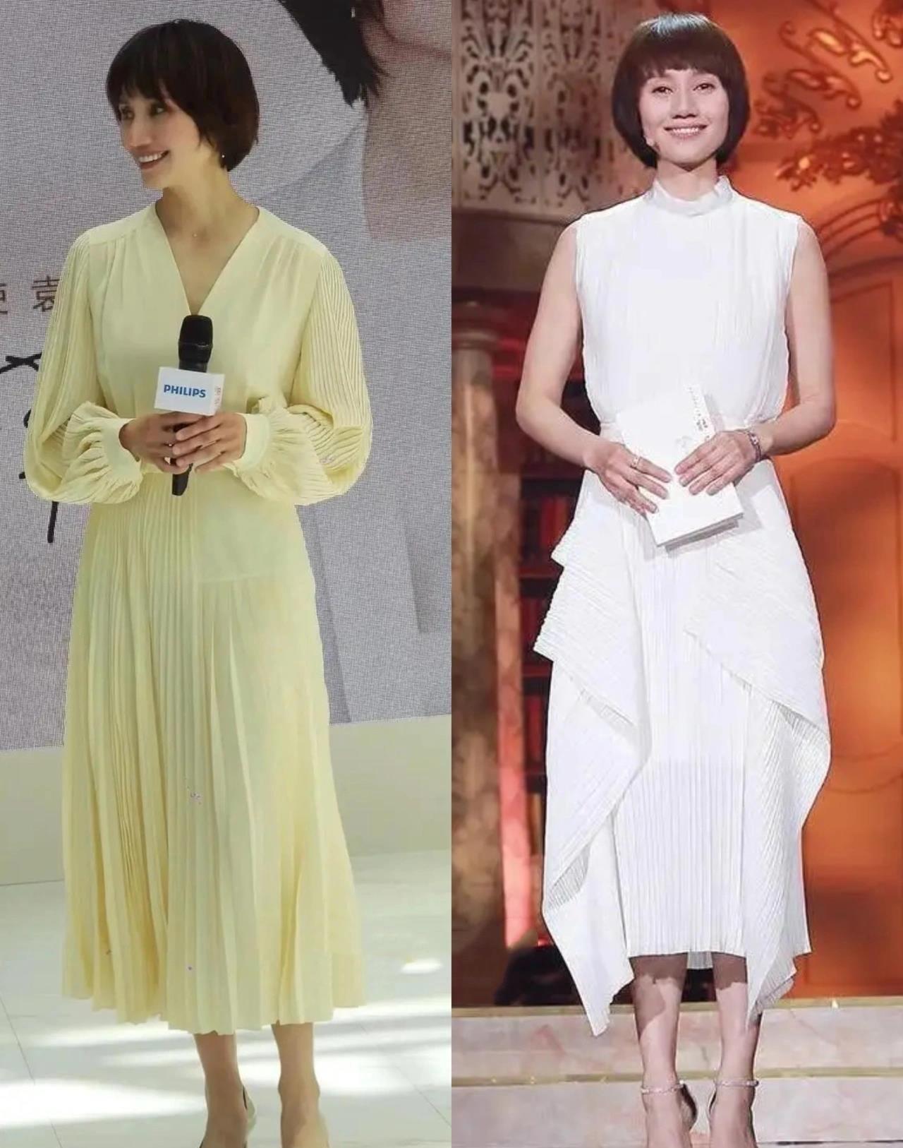 马伊琍,海清演绎中年女性时尚典范:妆发简约显高级 在娱乐圈中,马伊琍