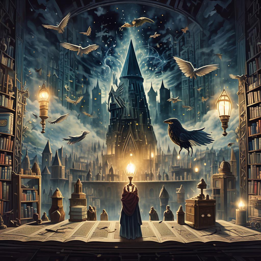 其中,哈利波特与伏地魔的对决象征着善与恶的永恒较量,霍格沃茨学校的