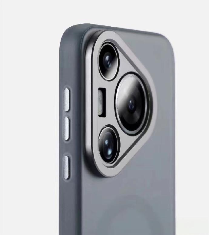 手机背面采用了一个三角形的相机岛设计,并配备一大两小三个摄像头