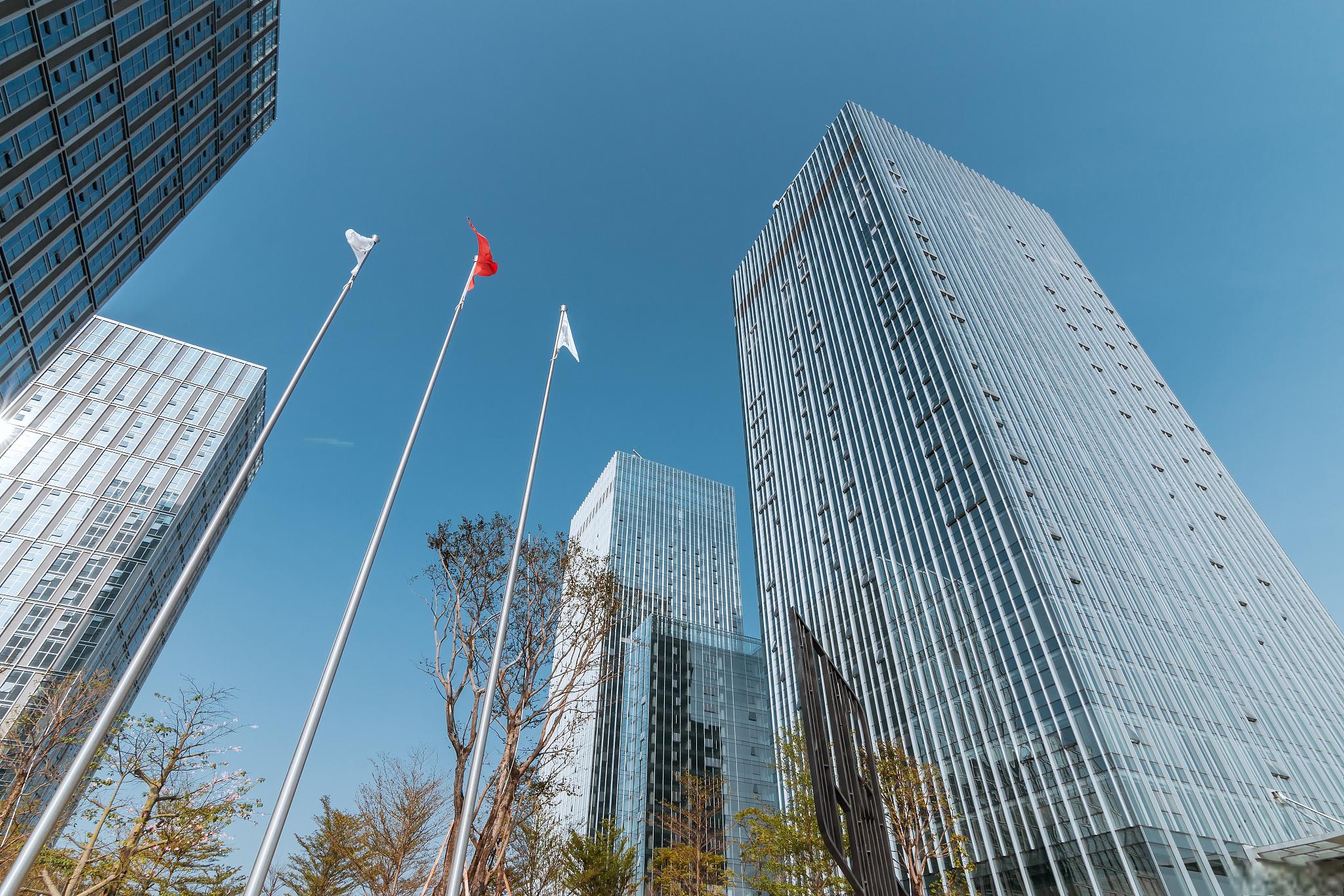 长兴县政府大楼,一座总投资20亿元,总面积达1430平方公里的庞大建筑