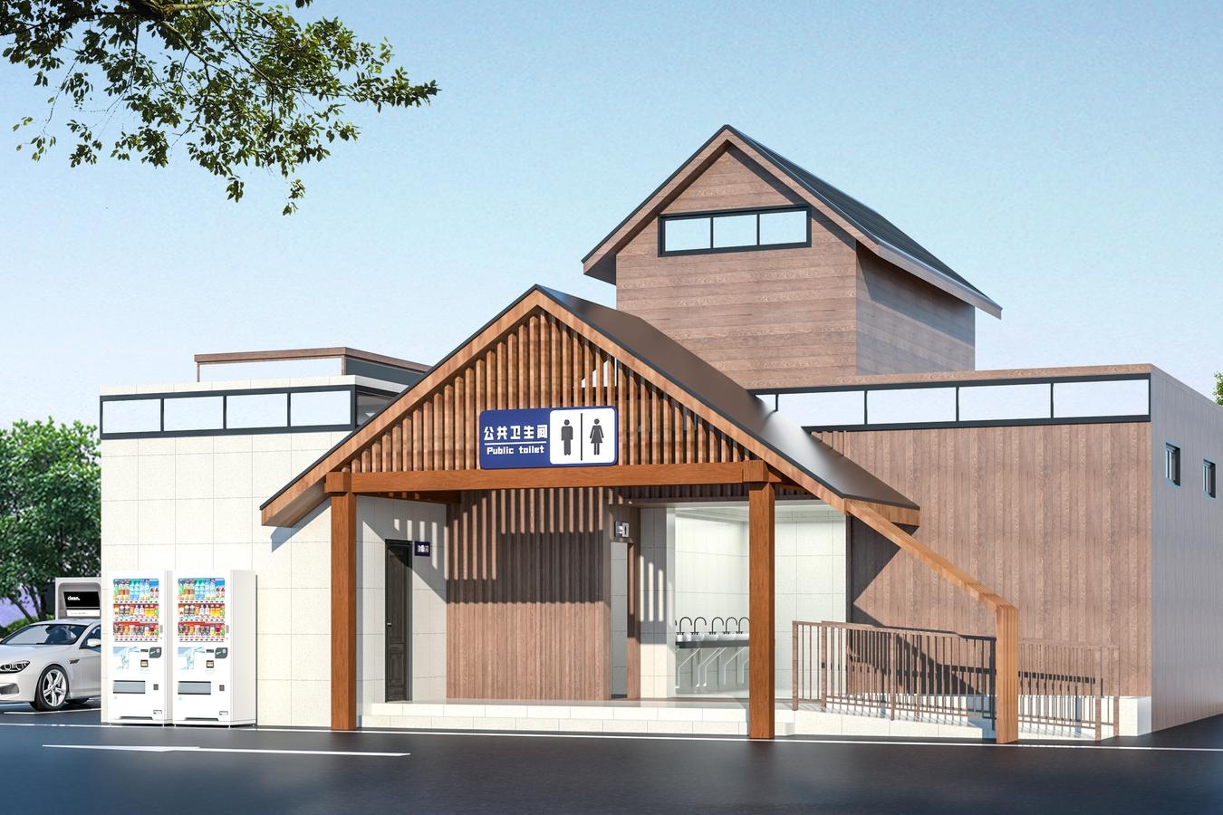 公共厕所:城市文明的微缩景观 城市角落里的那一抹亮色,你是否曾注意