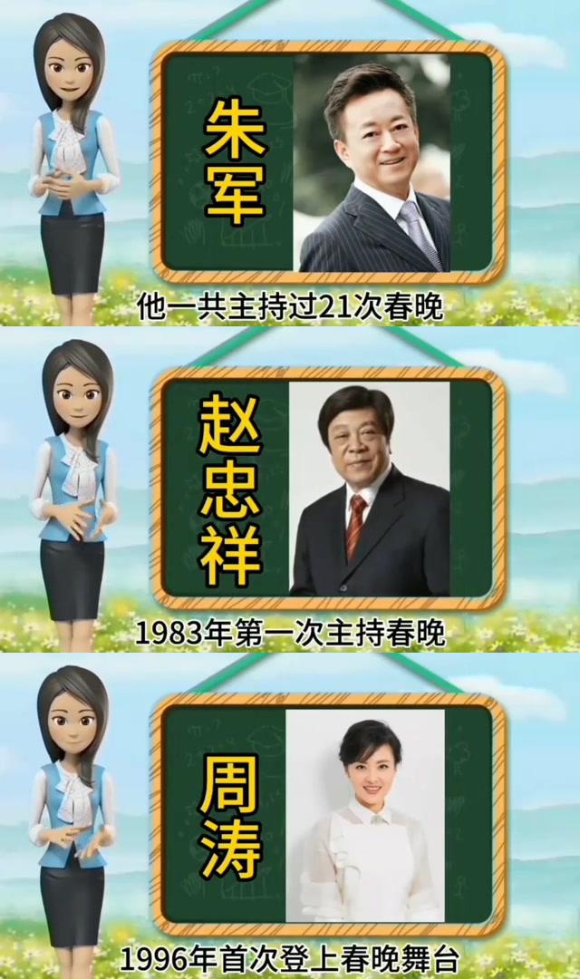 五位主持大咖的传奇历程 在春晚的舞台上,有这样五位主持人,他们用