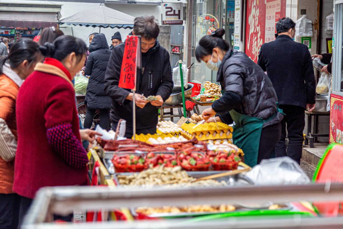 赶集摊位图片图片