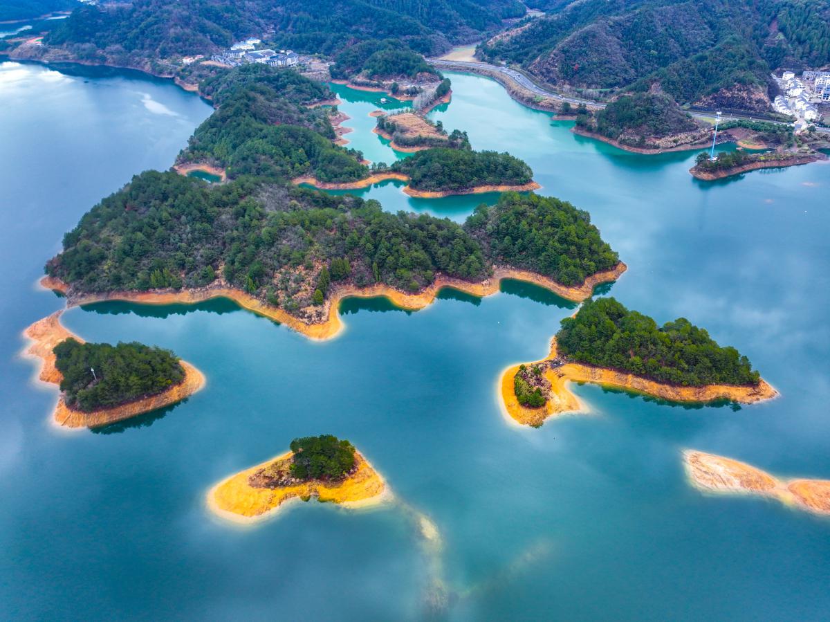 浙江天岛湖图片