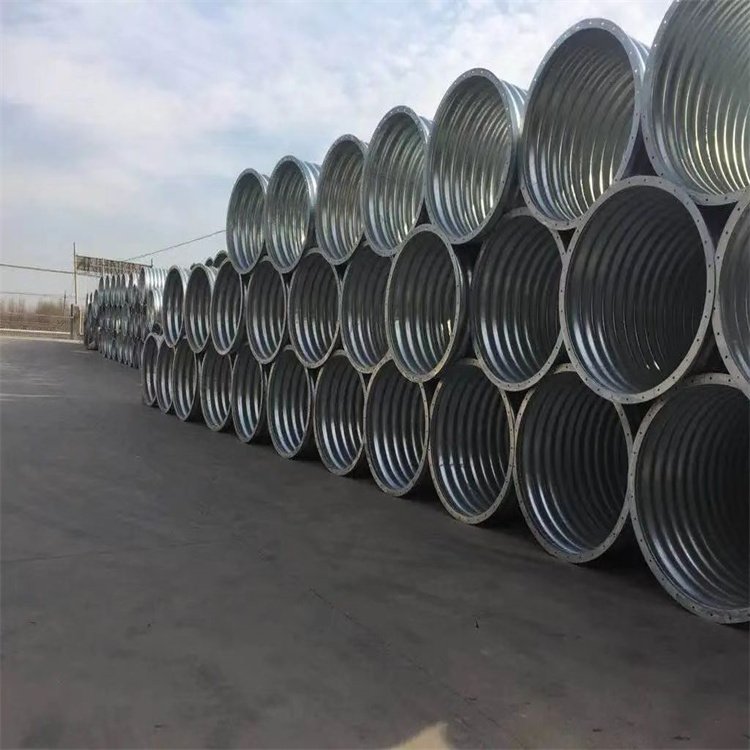 Yuanchang Assembled Galvanized Steel Corrugated Pipe Culvert Supply Wear-resistant and Anticorrosive Pipe Drainage Steel Pipe Culvert Engineering Construction