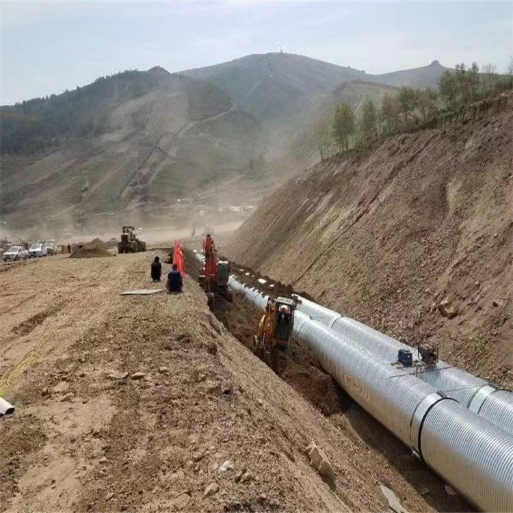 Construction of Drainage Engineering for Buried Steel Corrugated Pipe Culverts, Galvanized and Corrosion-resistant Bridges, Culverts and Culverts on Yuanchang Highway