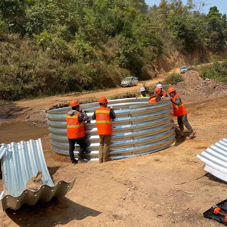 Construction of Drainage Engineering for Buried Steel Corrugated Pipe Culverts, Galvanized and Corrosion-resistant Bridges, Culverts and Culverts on Yuanchang Highway