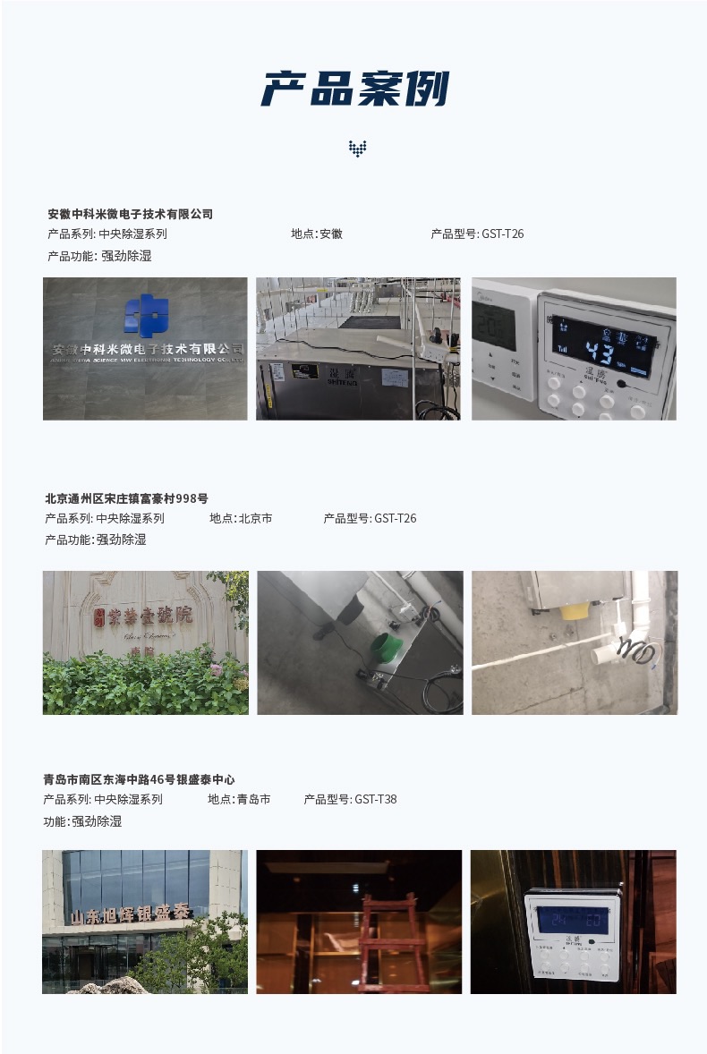 Central total heat dehumidification system, stainless steel material, pipeline type, energy-saving, environmental protection, and after-sales improvement