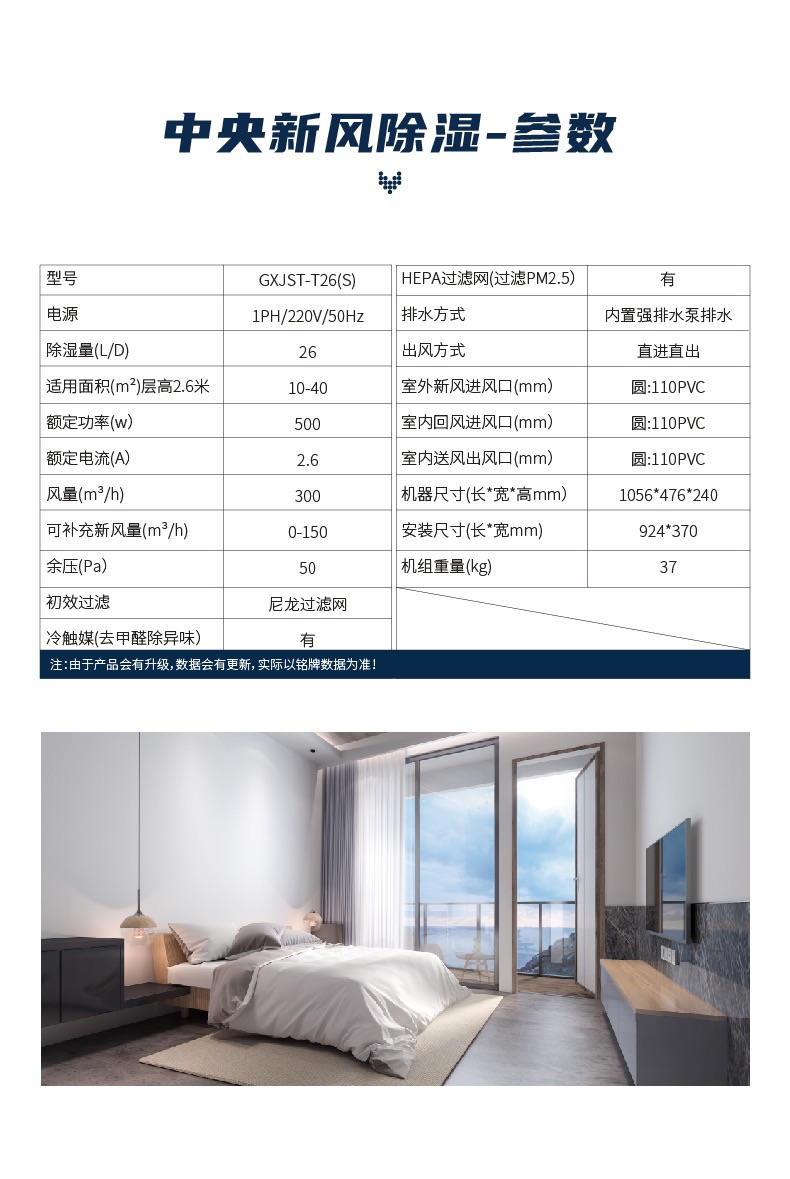 Central total heat dehumidification system, stainless steel material, pipeline type, energy-saving, environmental protection, and after-sales improvement