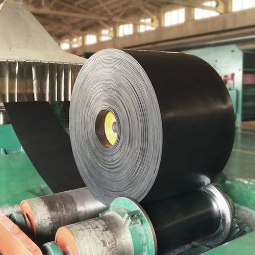 Flat nylon conveyor belt waterproof and wear-resistant rubber conveyor belt manufacturer's conveying equipment